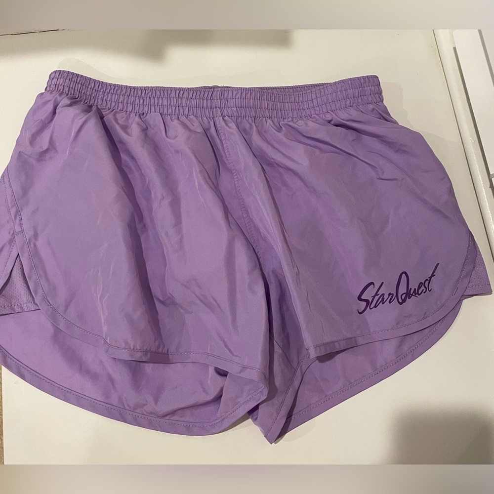 Starquest dance competition purple shorts adult M